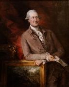 Thomas Gainsborough, Portrait of James Christie